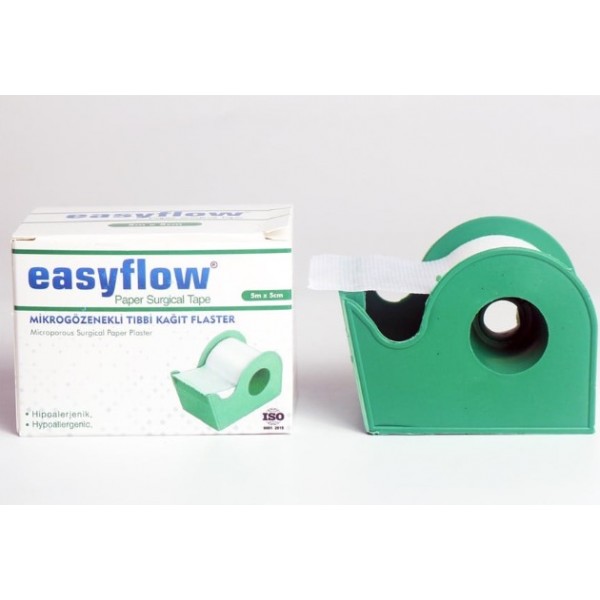 MİKRO GÖZENEKLİ TIBBİ KAĞIT FLASTER 5MT*5CM EASYFLOW
